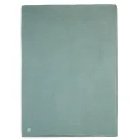 Paturica Jollein Basic Knit Forest Green/Fleece, 100x150 cm