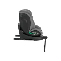 Scaun auto rotativ cu isofix KikkaBoo i-Twist Dark Grey, 40-150 cm