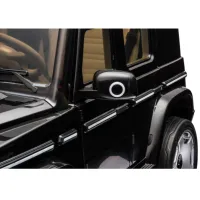 Masinuta electrica MERCEDES BENZ EQG, 12V9Ah, motor 550Wx2, roți EVA, scaune din piele