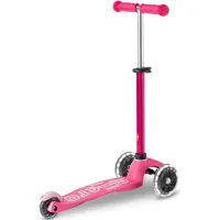 Trotineta Micro Mini Deluxe LED Pink foto
