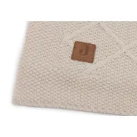Paturica Jollein Check Knit Oatmeal, 75x100 cm
