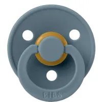 Пустышка круглая латексная BIBS Petrol (0-6 мес.) foto
