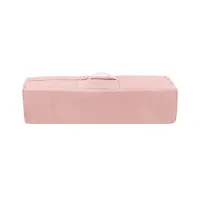 Patut pliabil cu 2 nivele KikkaBoo Milky Way Pink foto