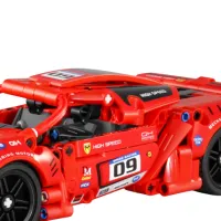 Set de construcție iM Master Mechanical Master „Supercar roșu”, cu inerție, 437 piese