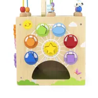 Деревянный бизикуб Viga Toys 5 в 1