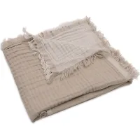 Муслиновое детское одеяло Jollein Olive Green/Ivory GOTS, 75x100 см