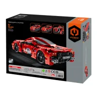 Set de construcție iM Master Mechanical Master „Supercar roșu”, cu inerție, 437 piese