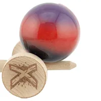 "Kendama Flippy X Original",profesională, 7 х 6 х 18 cm, ața 55 cm,cupe mari, 3-coloră