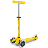 Trotineta Micro Mini Deluxe LED Yellow foto