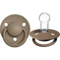 Suzeta rotunda din silicon BIBS De Lux Dark Oak (0-36 luni) foto