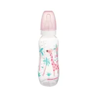 canpol 59/205 biberon din plastic "animale vesele" 330 ml. (12+)