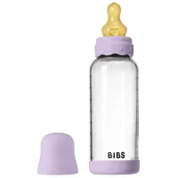 Biberon din sticla anticolici BIBS Boheme Violet Sky cu tetina din latex 3+ luni, 240 ml foto