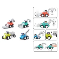 Set utilaje de construcție (4 vehicule)