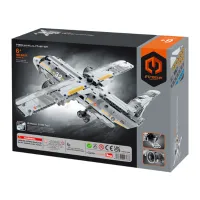 Set de construcție iM Master Mechanical Master - „Avion militar”, 329 piese