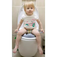 Reductor moale pentru toaleta BabyJem Gri