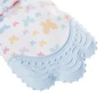 Manusa bebelusi pentru dentitie BabyJem Scratch Gloves Albastra