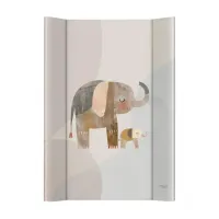 Saltea de infasat tare pe 2 parti Ceba Baby Basic Elephant Family, 70x50 cm foto