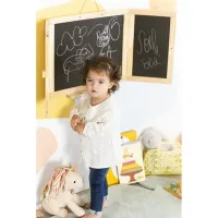 Tabla magnetica extensibila Premaman Alb si Negru foto