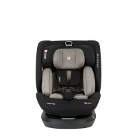 Scaun auto rotativ cu isofix KikkaBoo i-Hike Beige, 40-150 cm foto