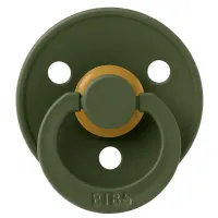 Suzeta rotunda din latex BIBS Hunter Green (18-36 luni) foto