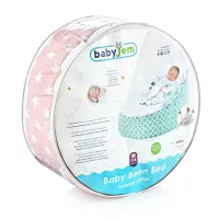 BABYJEM Fotoliu pentru bebelusi cu ham de siguranta Gri