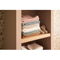 Prosop cu gluga Jollein Terry Ivory, 75x75 cm