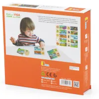 Joc de puzzle „Cine și unde locuiește” 24 elem.