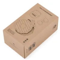 Jucarie de plus Petite&Mars Bear Matt Dark Brown, 34 cm foto