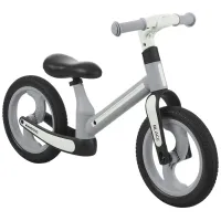 Bicicleta fara pedale KikkaBoo Blace Grey foto