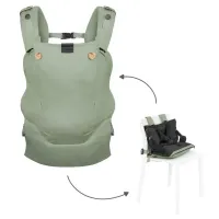 Sistem de purtare transformabil in Booster Babymoov Moov & Boost Verde salvie foto