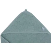 Prosop cu gluga Jollein Terry Sea Green, 75x75 cm