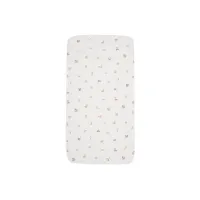 Простыня на резинке Jollein Jersey Animal Friends, 120x60 см