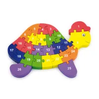 Puzzle 3D din lemn "Broasca țestoasă"