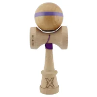 "Kendama Super Sticky X Original", металлический стержень, веревка 62/65 см, King size 7.5 x 6 x 18 см, фиолетовая