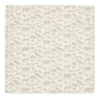 Муслиновые пеленки Jollein Animals Olive Green, 115x115 см, 2 шт. foto