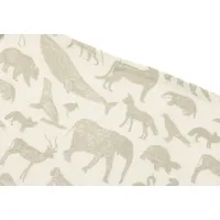 Pelinci de muselina Jollein Animals Olive Green, 70x70 cm, 3 buc. foto