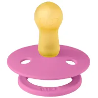 Suzeta rotunda din latex BIBS Bubblegum (6-18 luni) foto
