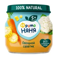 Пюре "Овощной салатик" (5 м+) 80 гр.