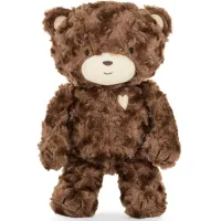 Jucarie de plus Petite&Mars Bear Matt Dark Brown, 34 cm foto