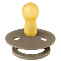 Suzeta rotunda din latex BIBS Dark Oak (18-36 luni) foto