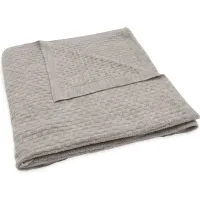 Плед Jollein Weave Knit Merino wool Fungh, 100x150 см foto