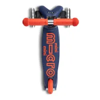 Trotineta pliabila Micro Mini Deluxe Foldable LED Navy Blue foto