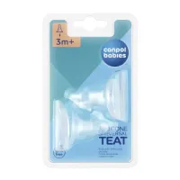 canpol 18/330 tetina runda din silicon cu curgere variabilă 2buc.