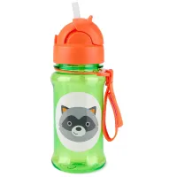 Sticluta cu pai din tritan Skip Hop Zoo Raccoon foto