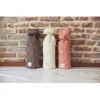 Husa pentru sticluta Jollein Spring Knit Chestnut foto