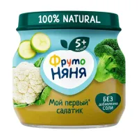 ФрутоНяня piure "prima mea salată" (5 luni+) 80 gr.