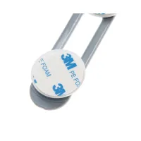 Set 2 mini sigurante universale BabyJem Gri pentru usi si dulapuri foto