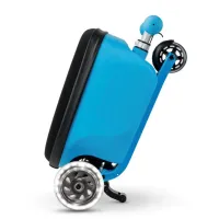 Самокат Micro Luggage Junior Patch & Play Blue foto