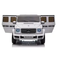 Masina electrica pentru copii KikkaBoo Mercedes Benz G500 White foto
