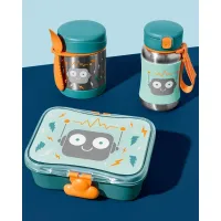 Термос со столовым прибором Skip Hop Spark Робот foto